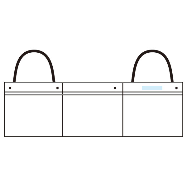 カーニモ バッグになる収納ロングポケット カーニモ バッグになる収納ロングポケット