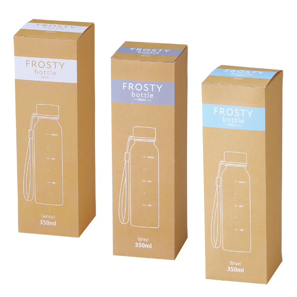 メモリ付きフロスティボトル350ml(ストラップ付き) メモリ付きフロスティボトル350ml(ストラップ付き)